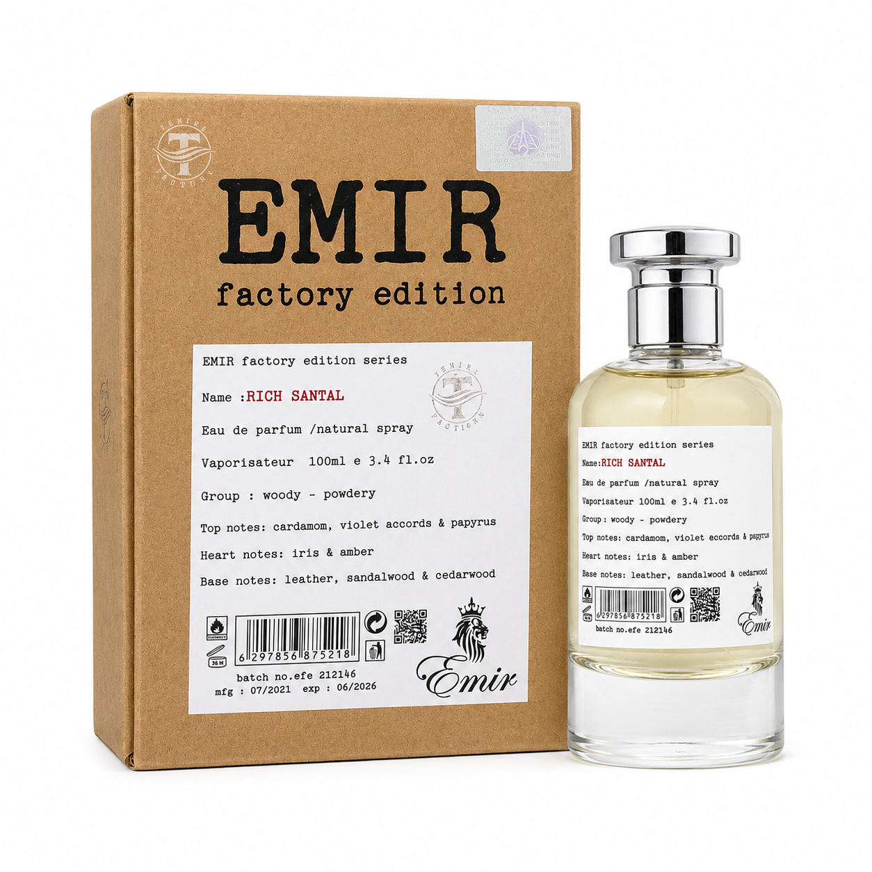 Rich Santal Emir Factory Edition EDP 100ml