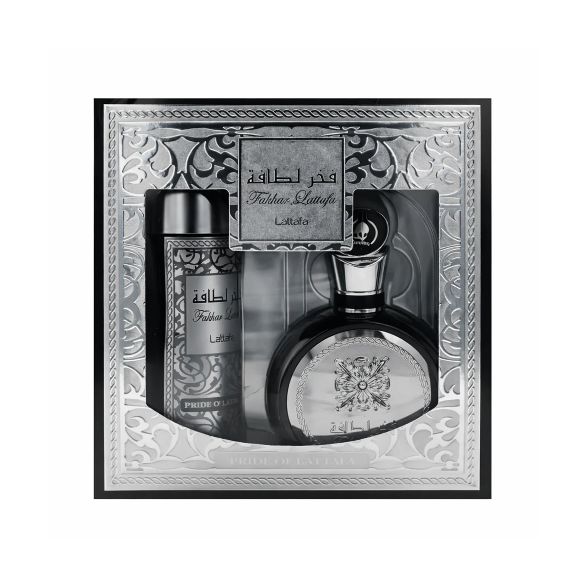 Fakhar Black Gift Set EDP 100ml + Deodorant 200ml